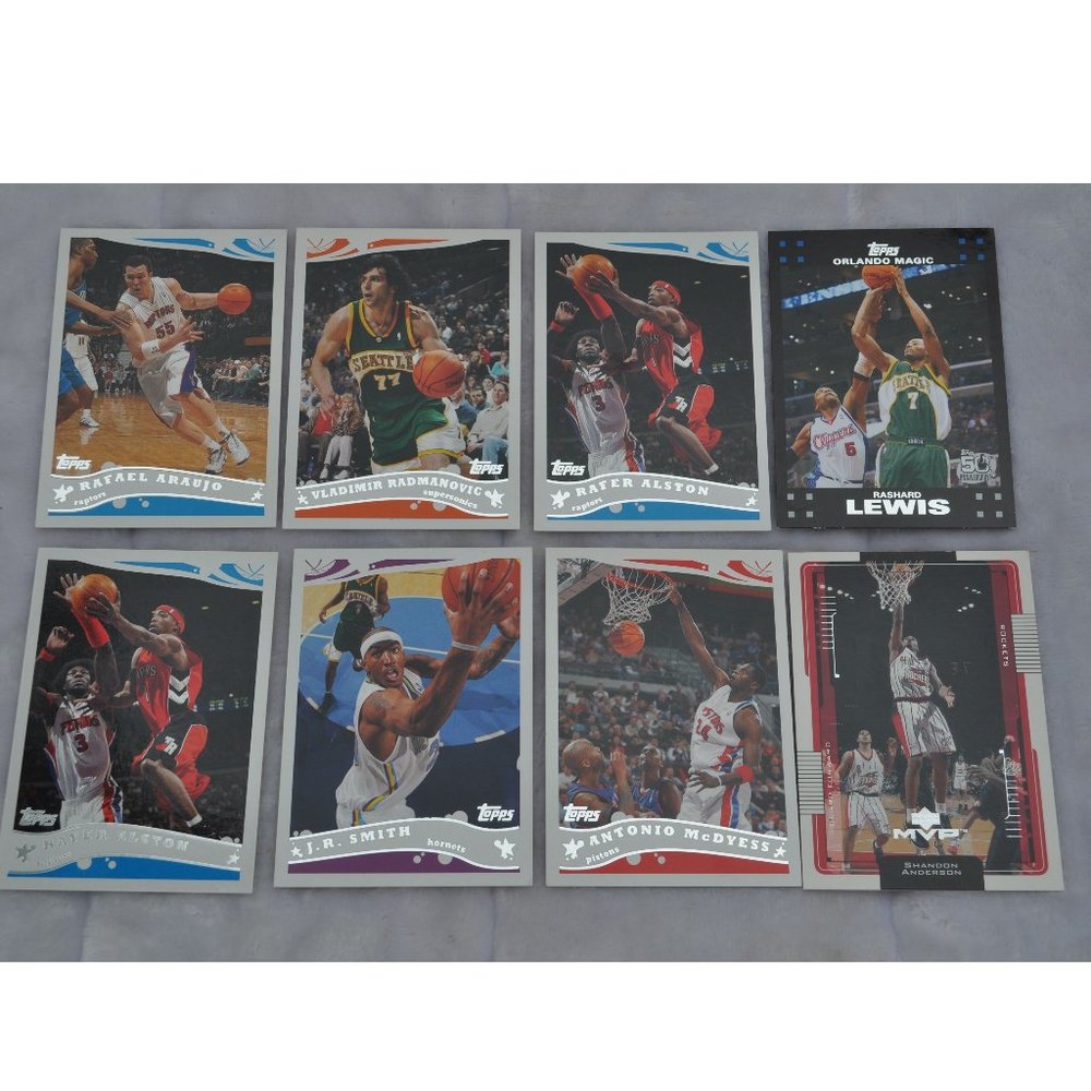 NBA TOPPS Basketball cards Lot of Eight Cards collectible cards